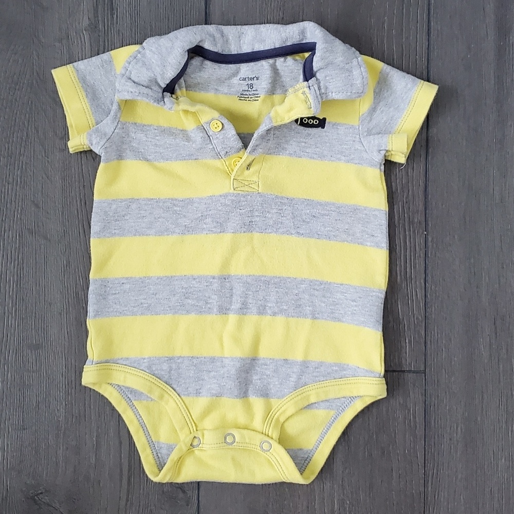 18M Submarine Collared Onesie